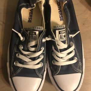 Navy Converse Slip on Sneakers